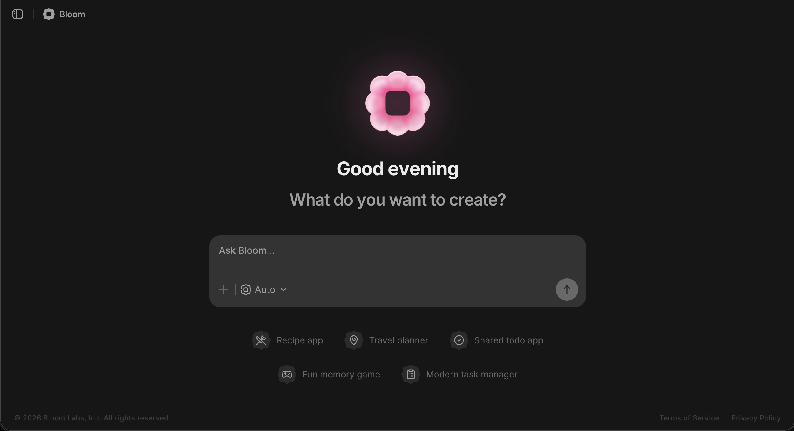 Bloom preview